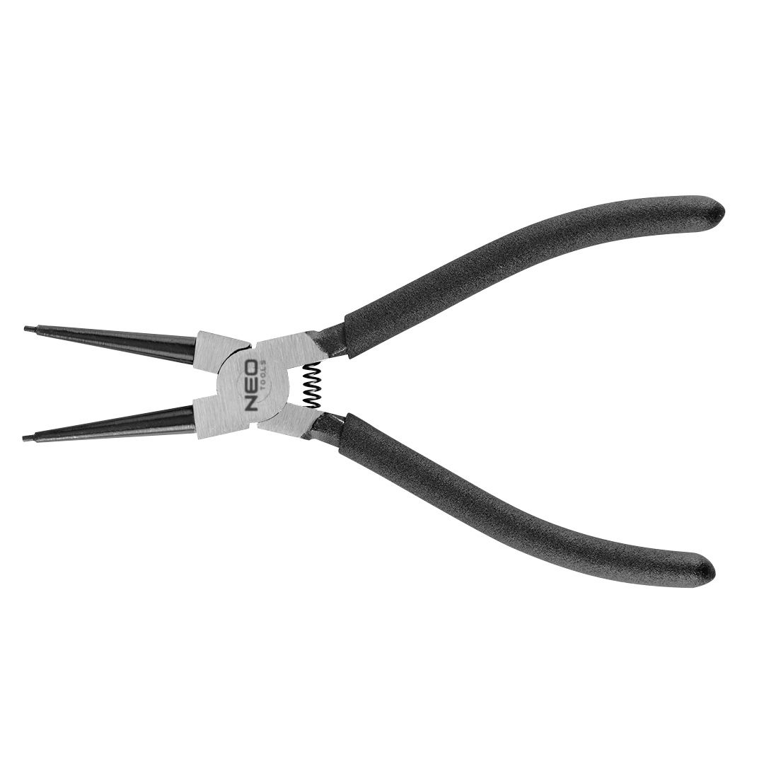 NEO TOOLS Zégergyűrű fogó 180mm, belső, egyenes, CrMo, 19 - 60mm, csúcs diameter 1,8 - 2,5mm termék fő termékképe