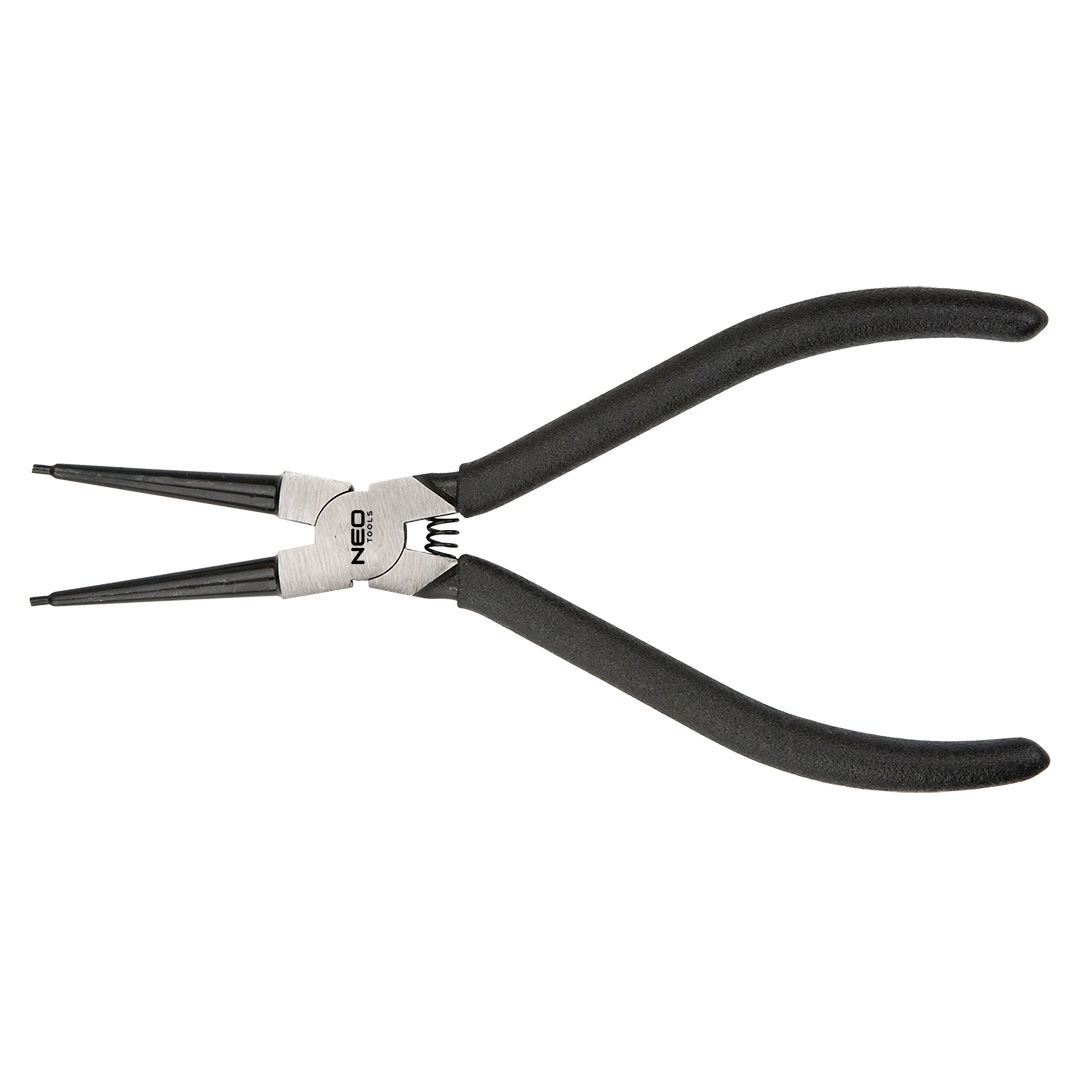 NEO TOOLS Zégergyűrű fogó 220mm, belső, hajlított, CrMo, 40 - 100mm, csúcs diameter 2,5 - 3,0mm termék fő termékképe