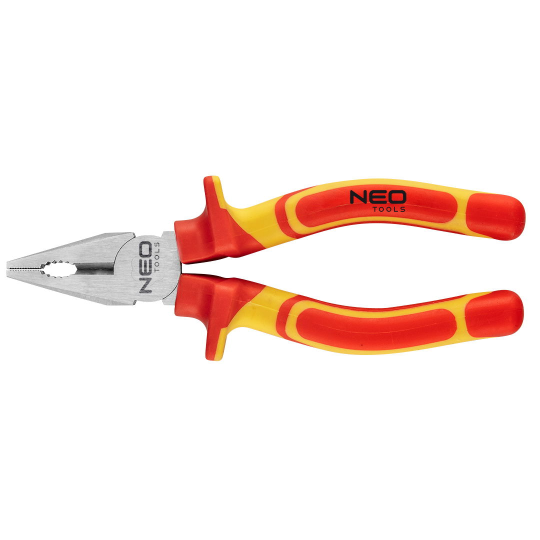 NEO TOOLS Kombinált fogó 1000V, szigetelt, 160mm (6"), CrV, polírozott termék fő termékképe