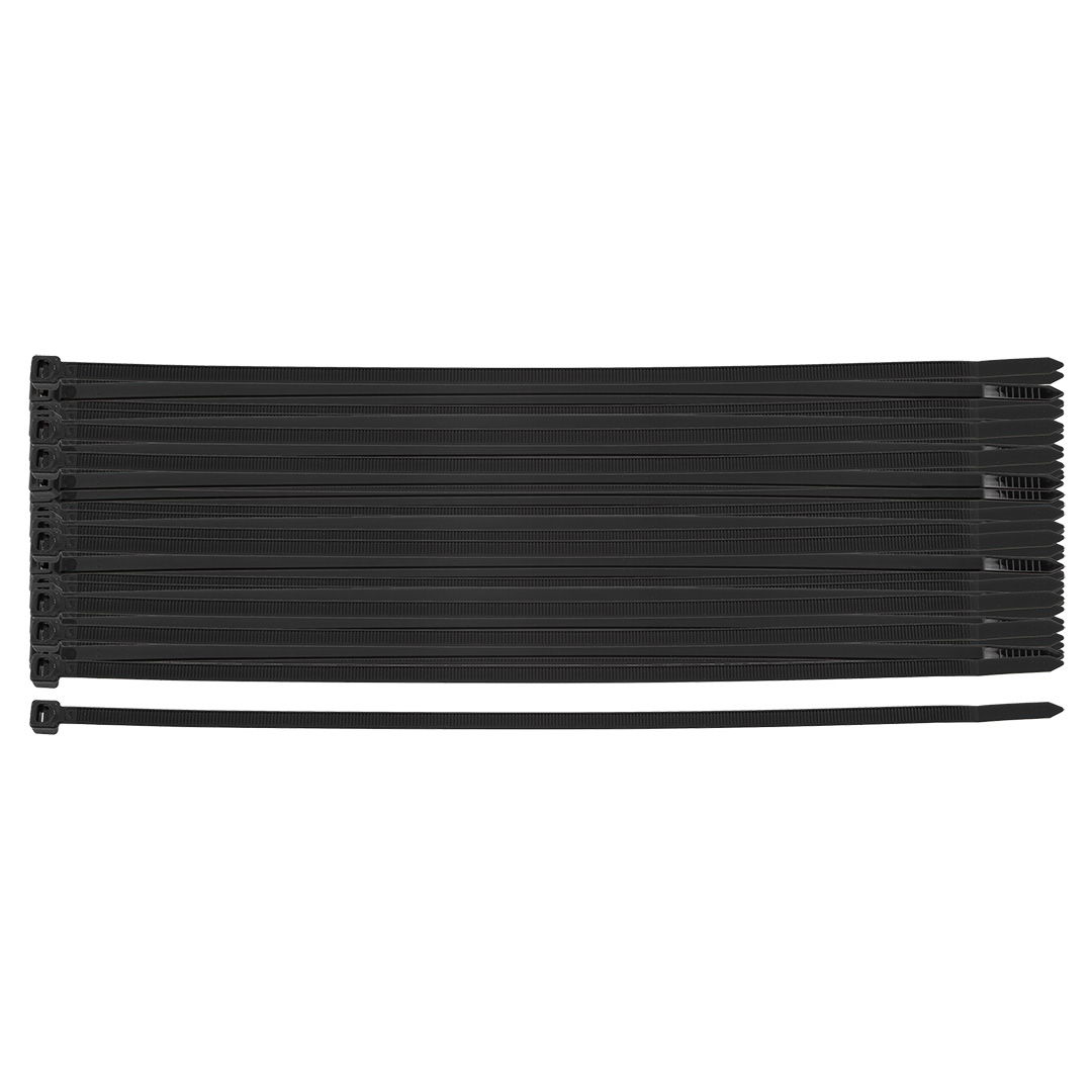 NEO TOOLS Kábelkötegelő, gyorskötöző, EXTREME, UV álló, fekete, 4,8x200mm, 100db/cs termék fő termékképe