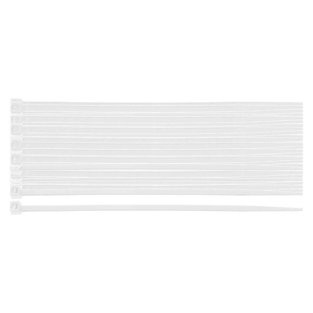 NEO TOOLS Kábelkötegelő, gyorskötöző, EXTREME, UV álló, fehér, 2,5x80mm, 100db/cs termék fő termékképe