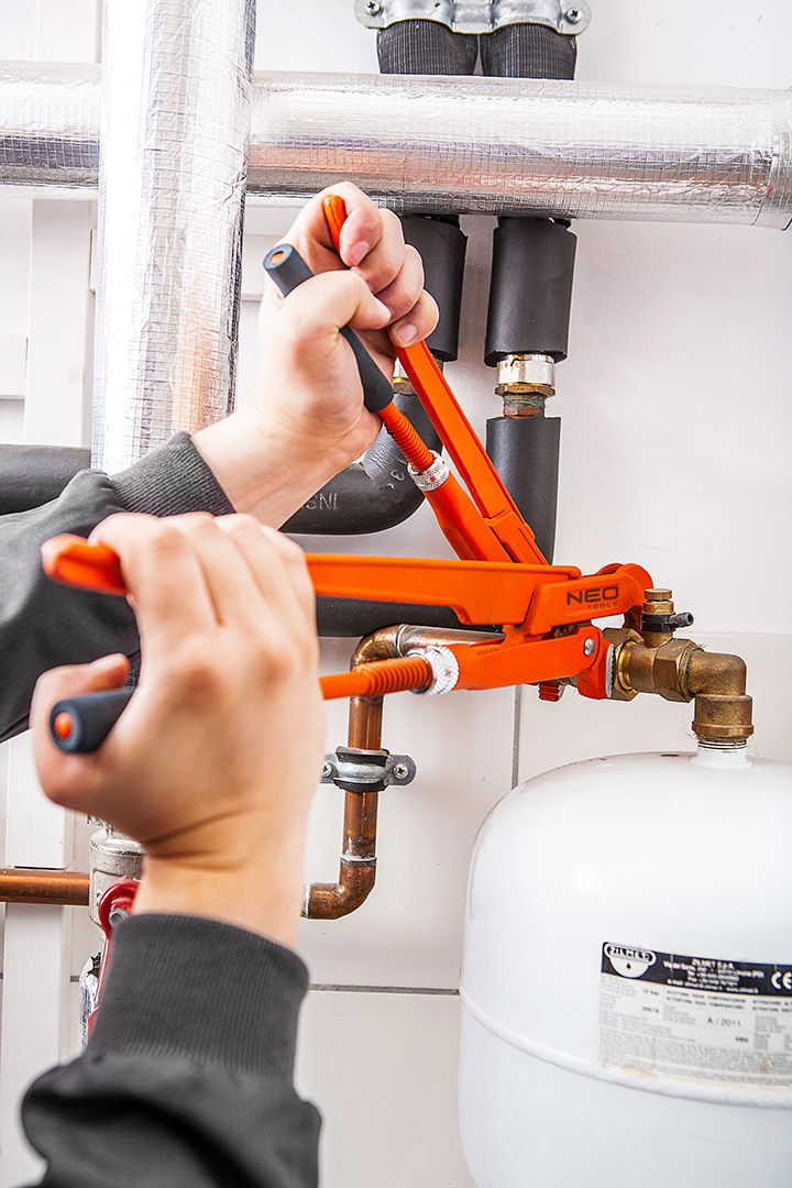 NEO TOOLS Csőfogó 90fok, 1" termék fő termékképe