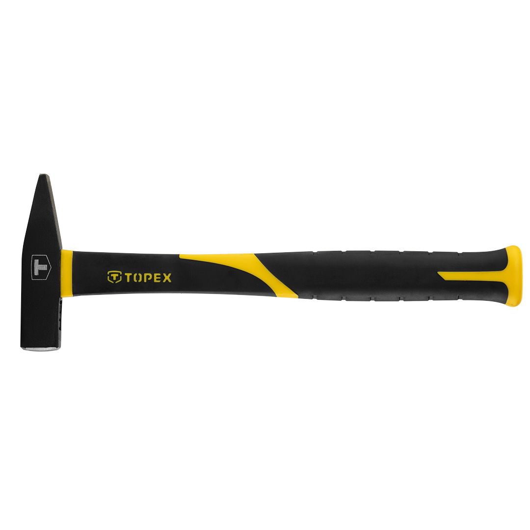 TOPEX Általános kalapács 300g, üvegszál nyél, gumi markolat termék fő termékképe