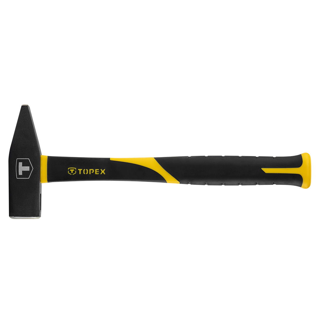 TOPEX Általános kalapács 1000g, üvegszál nyél, gumi markolat termék fő termékképe