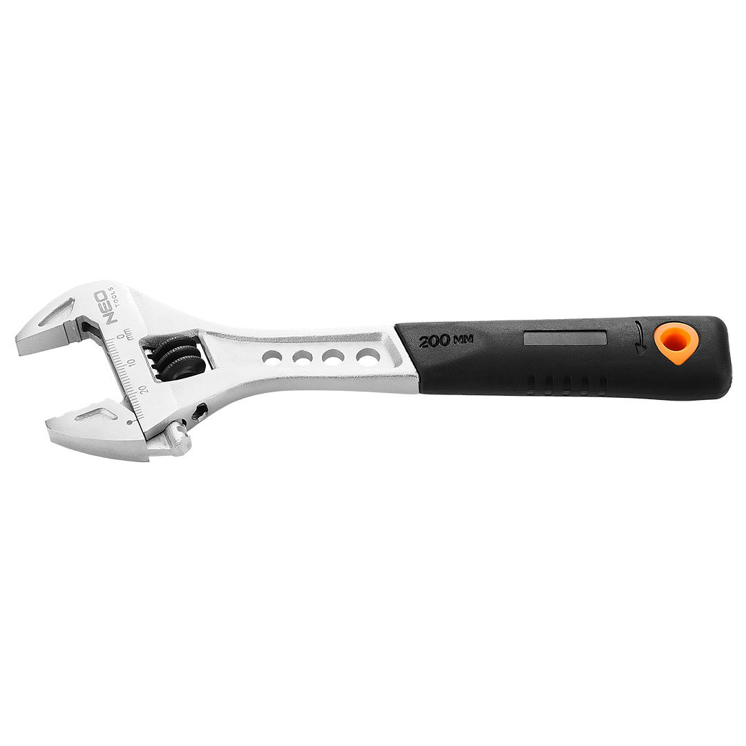NEO TOOLS Állítható villáskulcs, csavarkulcs 200mm, 0-29mm termék fő termékképe