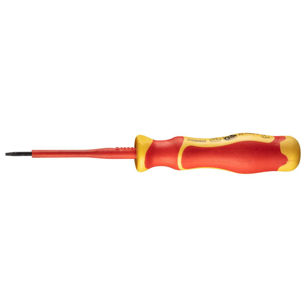 NEO TOOLS Csavarhúzó lapos, 1000V, szigetelt, 0.4x2.5x75mm, S2 acél termék fő termékképe