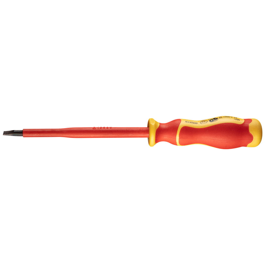 NEO TOOLS Csavarhúzó lapos, 1000V, szigetelt, 1x5,5x125mm, S2 acél termék fő termékképe