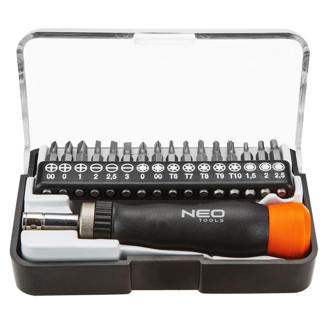 NEO TOOLS Bitfejes MŰSZERÉSZ, PRECÍZIÓS Csavarhúzó készlet 17db termék fő termékképe
