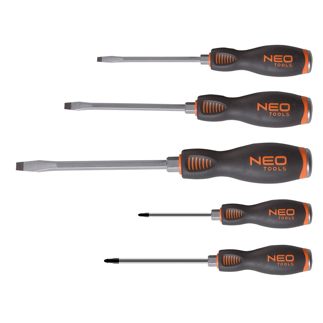 NEO TOOLS Csavarhúzó készlet, üthető 5db, S2 termék fő termékképe