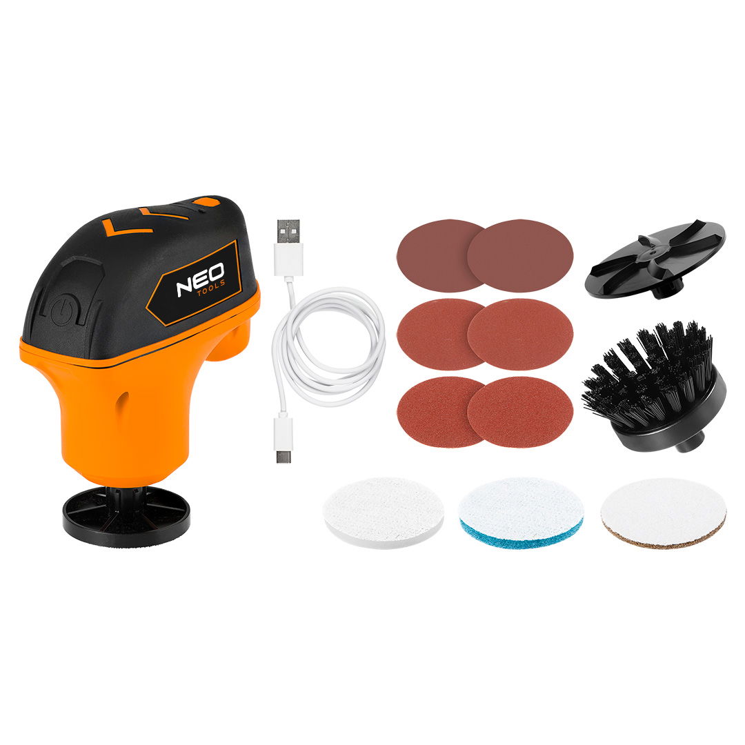 NEO TOOLS Mini multifunkciós készülék, polírozó 4V, Li-Ion, USB-C termék fő termékképe