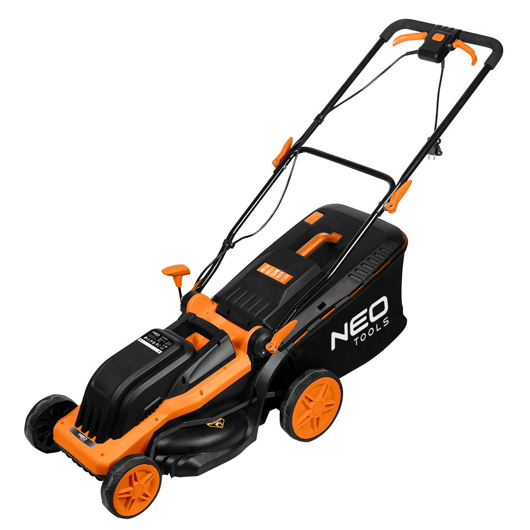 NEO TOOLS Elektromos fűnyíró 1600W, 380mm, 45L-es gyűjtőkosár termék fő termékképe