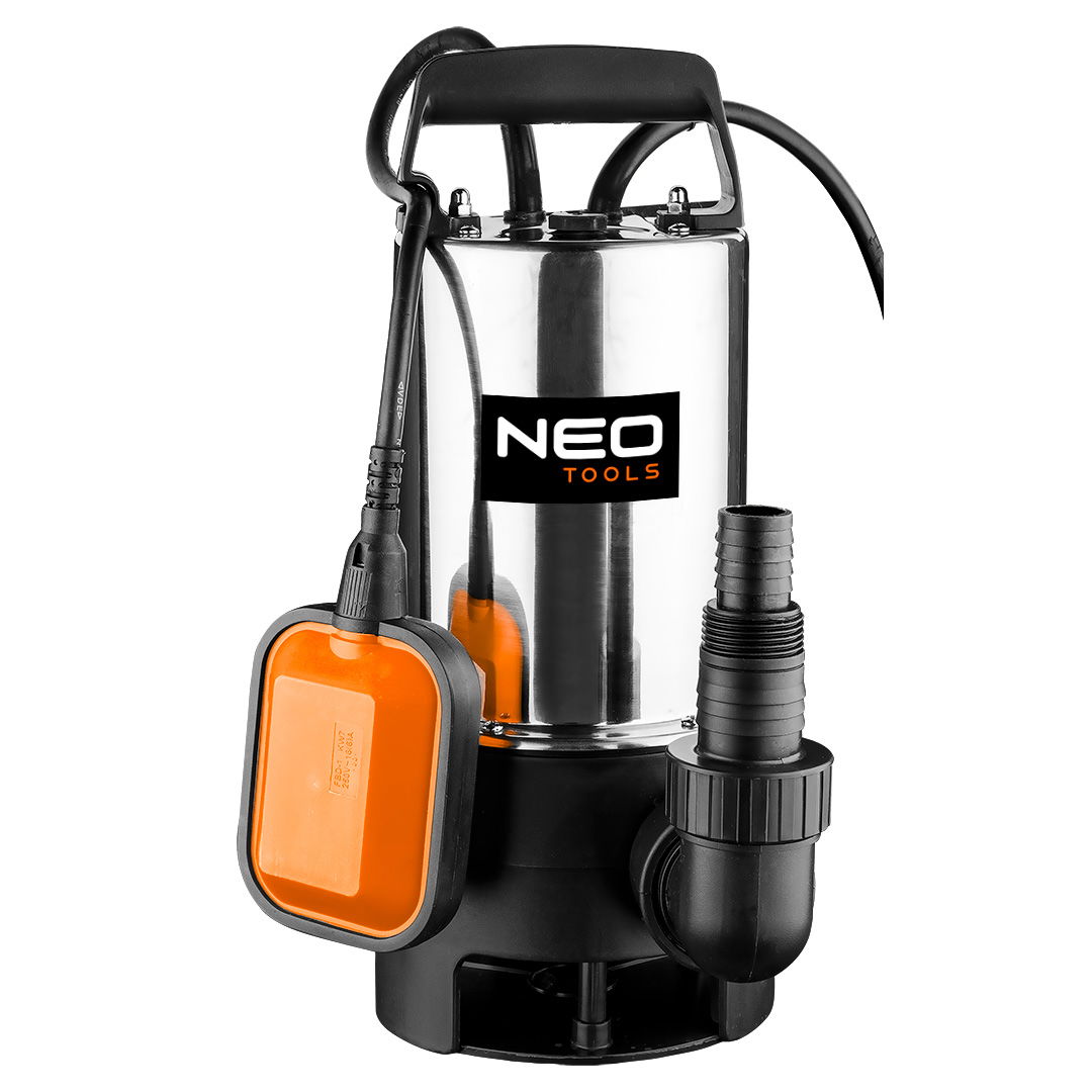 NEO TOOLS Szennyvízszivattyú, inox ház, 900W, 17.000L/óra termék fő termékképe
