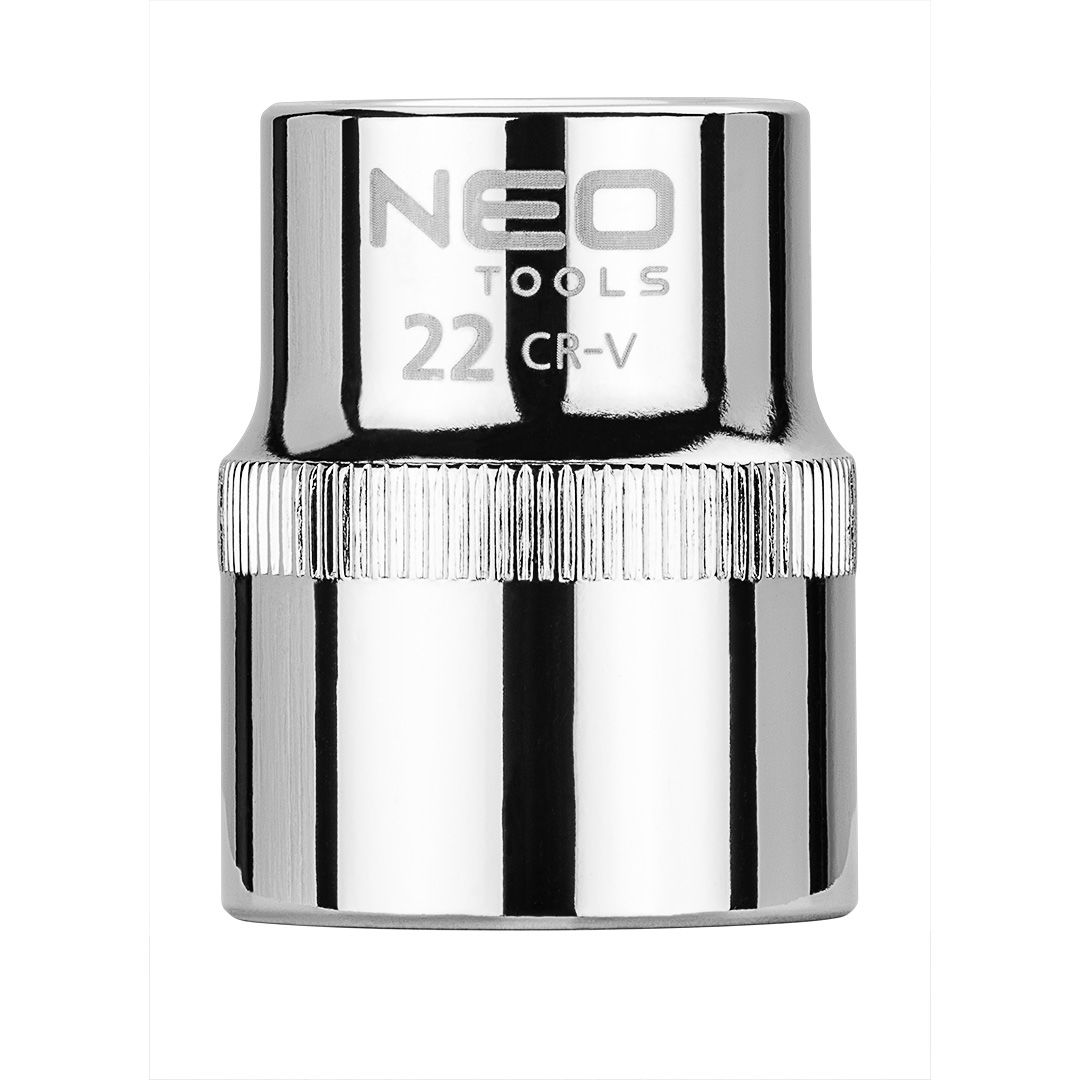 NEO TOOLS Dugókulcs 22mm, 1/2", 6 pontos, SUPERLOCK termék fő termékképe