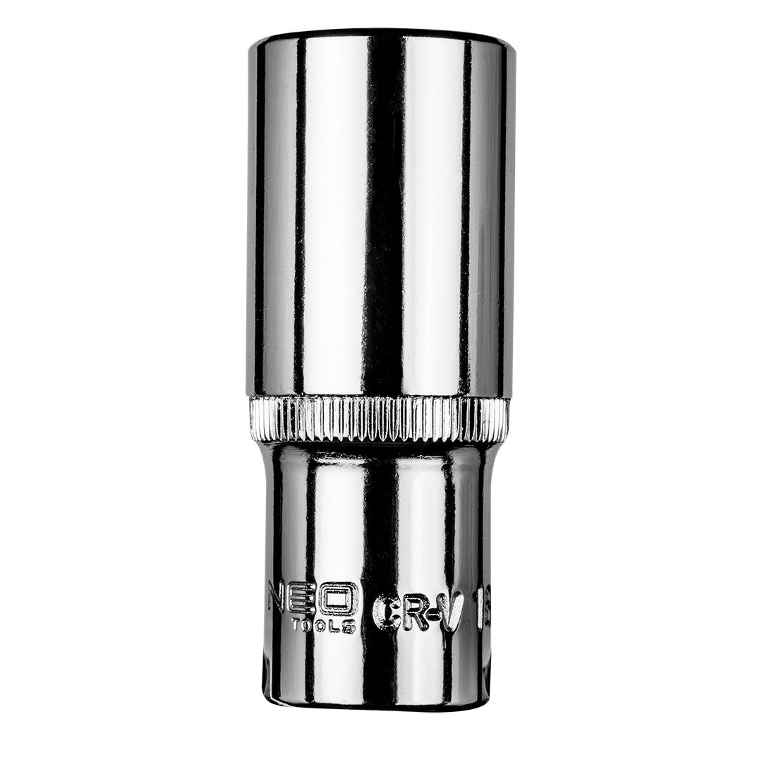 NEO TOOLS Dugókulcs 18mm, 3/8", hosszú hatlapú termék fő termékképe