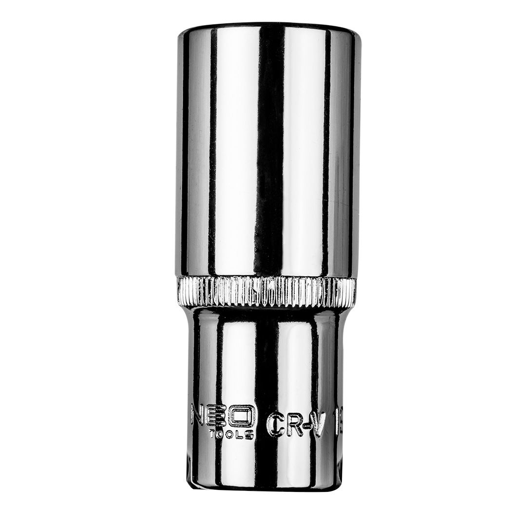 NEO TOOLS Dugókulcs 19mm, 3/8", hosszú hatlapú termék fő termékképe