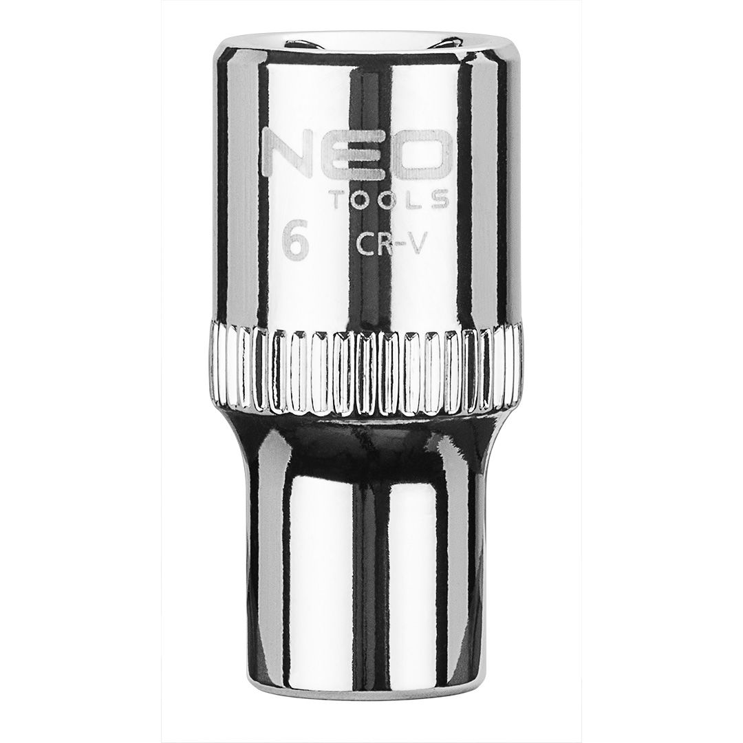 NEO TOOLS Dugókulcs 6mm, 1/4", 6 pontos, SUPERLOCK termék fő termékképe