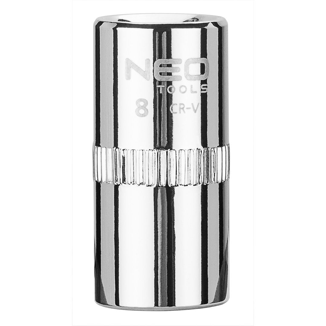 NEO TOOLS Dugókulcs 8mm, 1/4", 6 pontos, SUPERLOCK termék fő termékképe