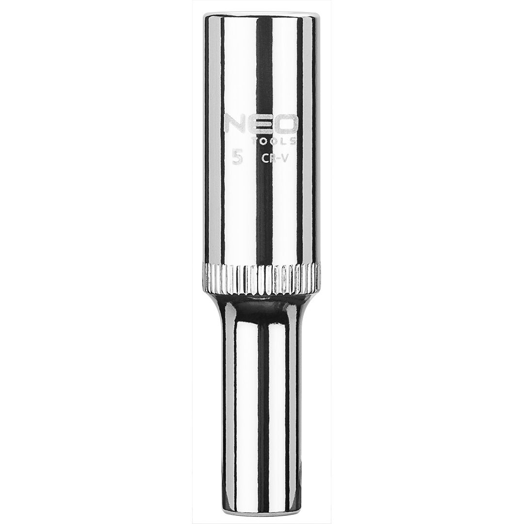 NEO TOOLS Dugókulcs 5mm, 1/4", hosszú, 6 pontos, SUPERLOCK termék fő termékképe