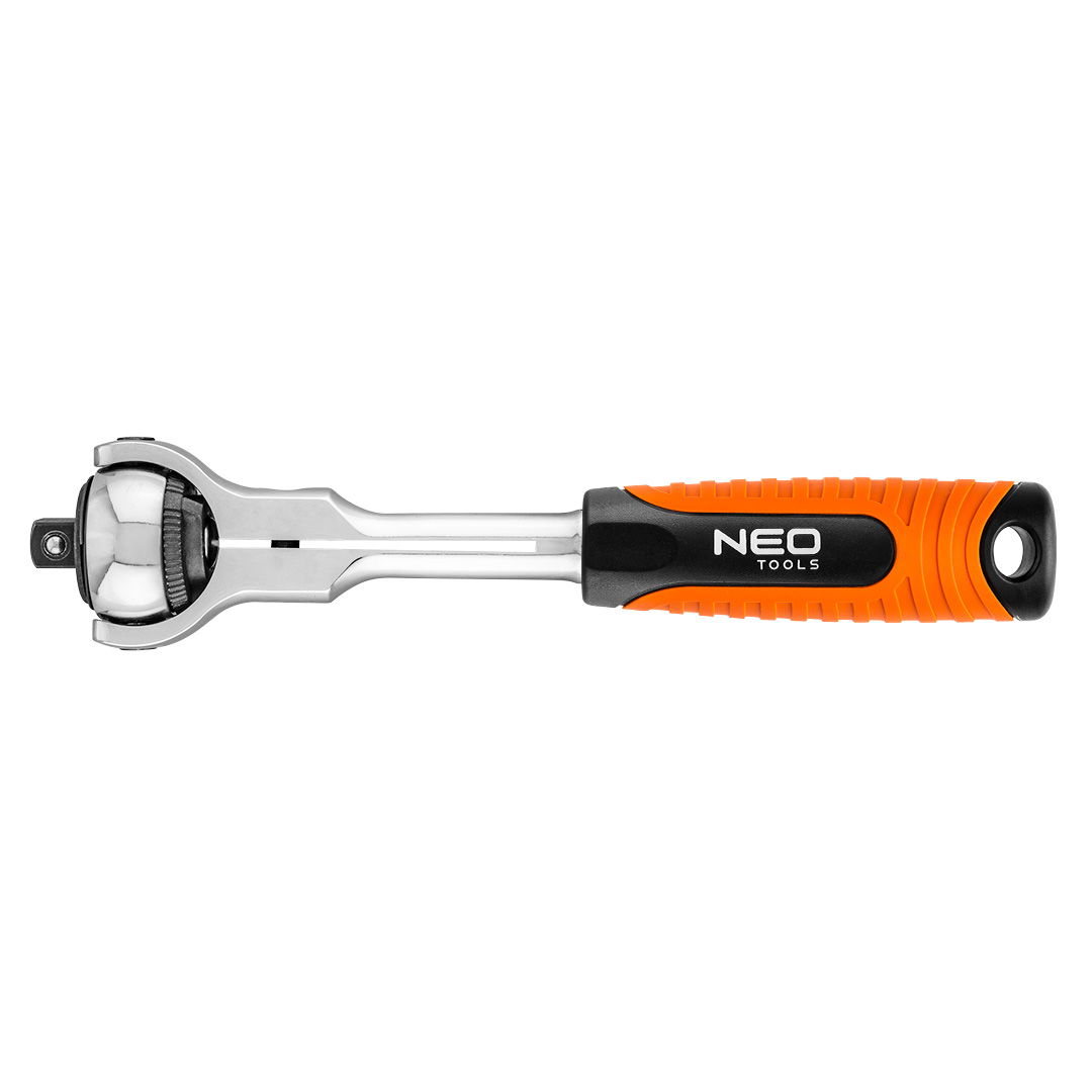 NEO TOOLS Racsnis kulcs 3/8", forgófejes 360°, 72 fog termék fő termékképe
