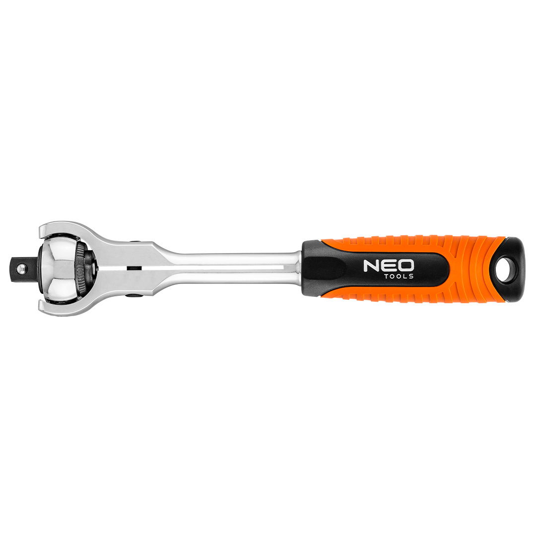 NEO TOOLS Racsnis kulcs 1/2", forgófejes 360°, 72 fog termék fő termékképe
