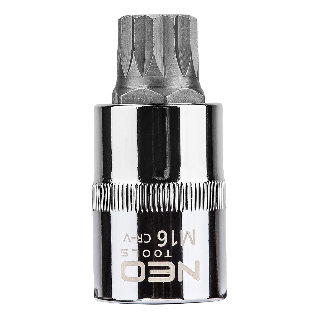 NEO TOOLS Spline dugókulcs 1/2", M16x55mm termék fő termékképe