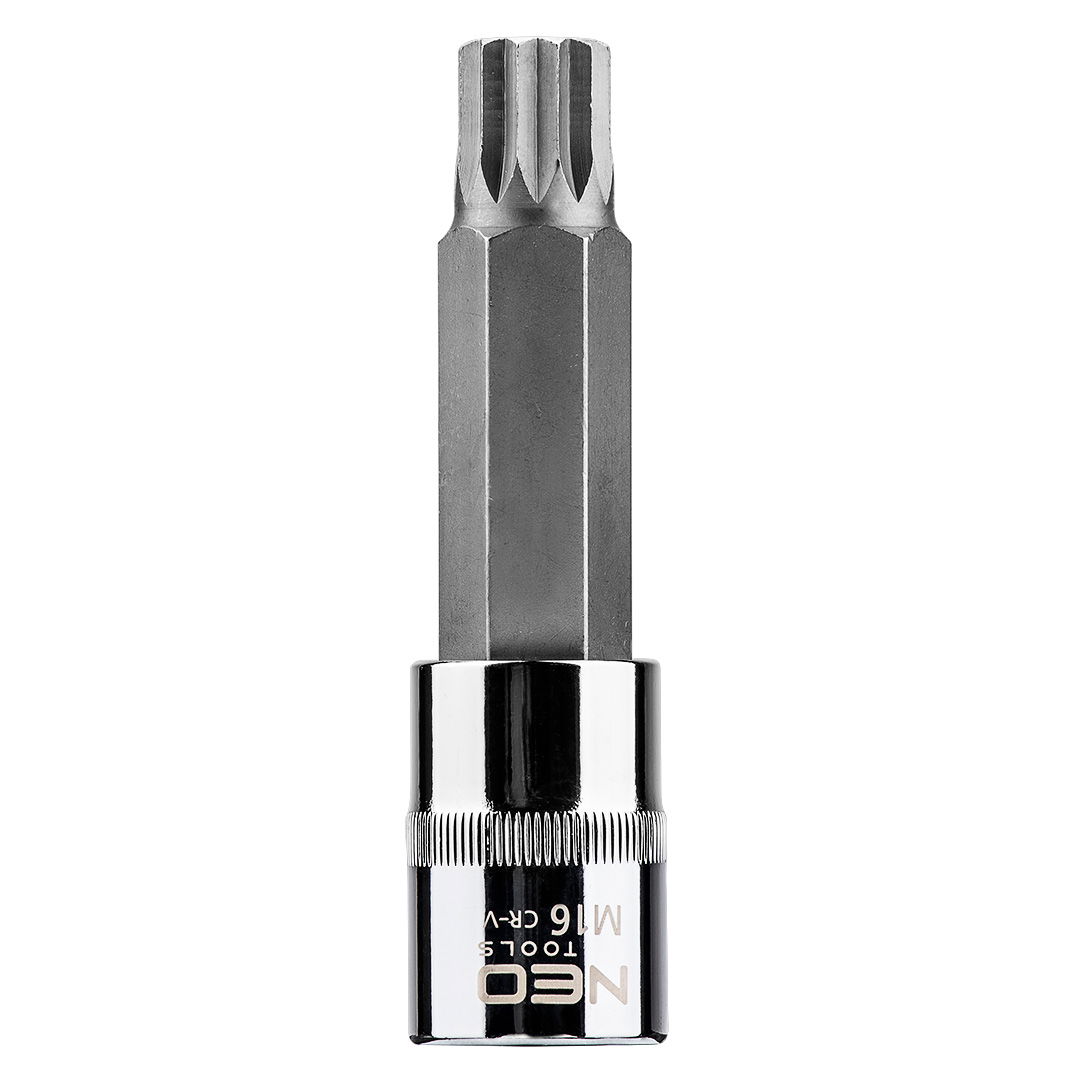 NEO TOOLS Spline dugókulcs 1/2", M16x100mm termék fő termékképe