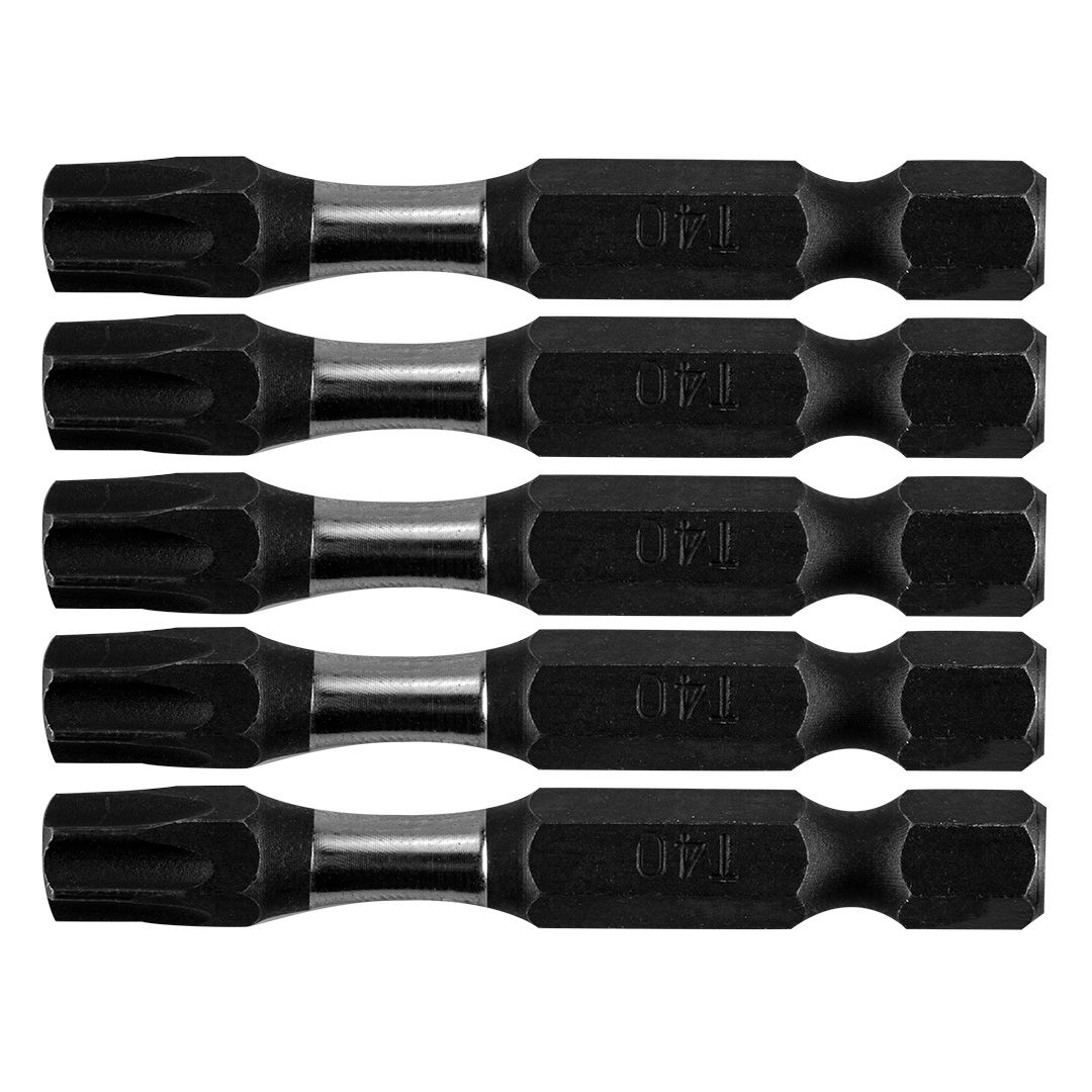NEO TOOLS Torziós ütvecsavarozó bitek S2, 50mm, T40, 5db termék fő termékképe