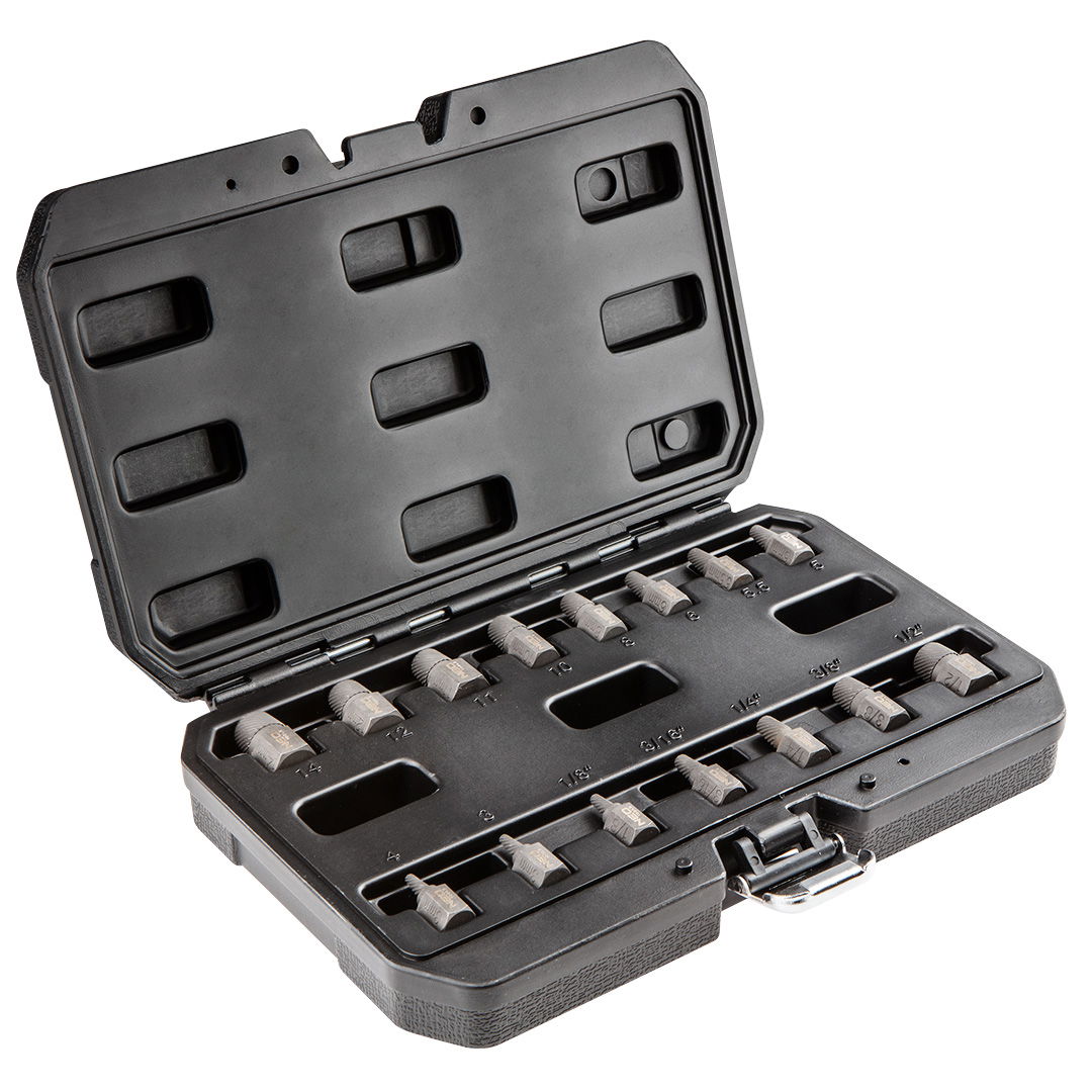 NEO TOOLS Törtcsavar-kihajtó készlet, 1/2", 15db, 3-14mm (M6-M24) termék fő termékképe
