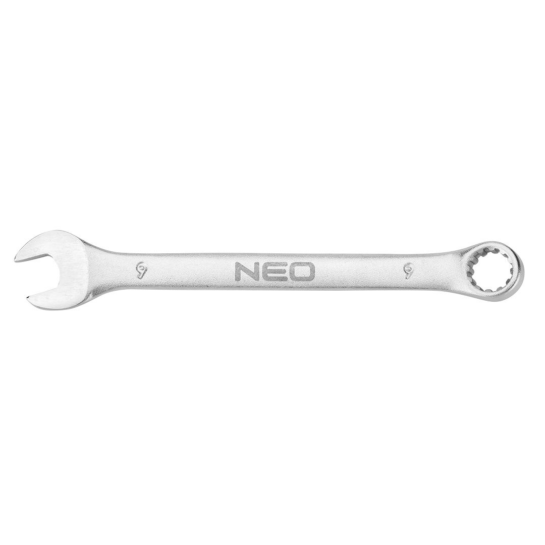 NEO TOOLS Csillag-villáskulcs 9 x 130mm, CrV, DIN3113 termék fő termékképe