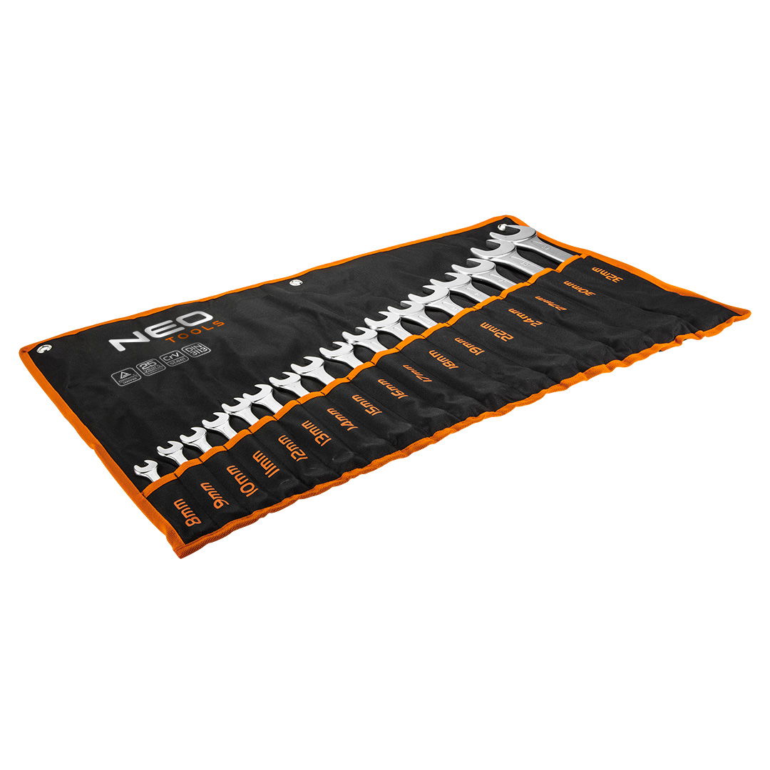 NEO TOOLS Csillag-villáskulcs készlet 8-32mm, 17db termék fő termékképe