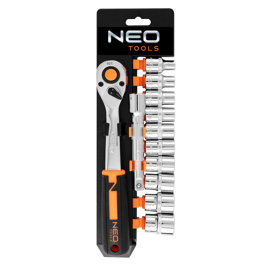 NEO TOOLS Dugókulcskészlet 1/2", 12db termék fő termékképe