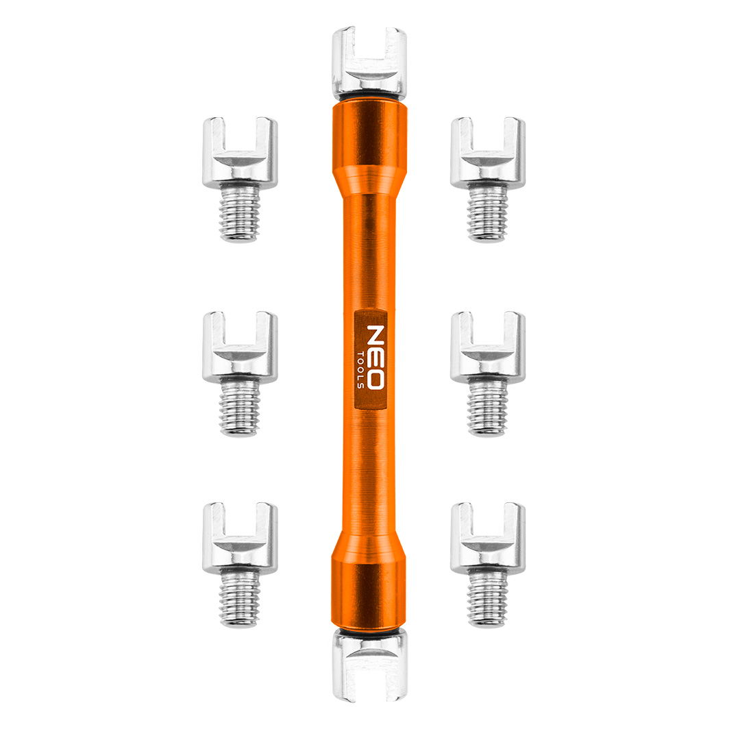 NEO TOOLS Motorkerékpár küllőkulcskészlet 9db termék fő termékképe