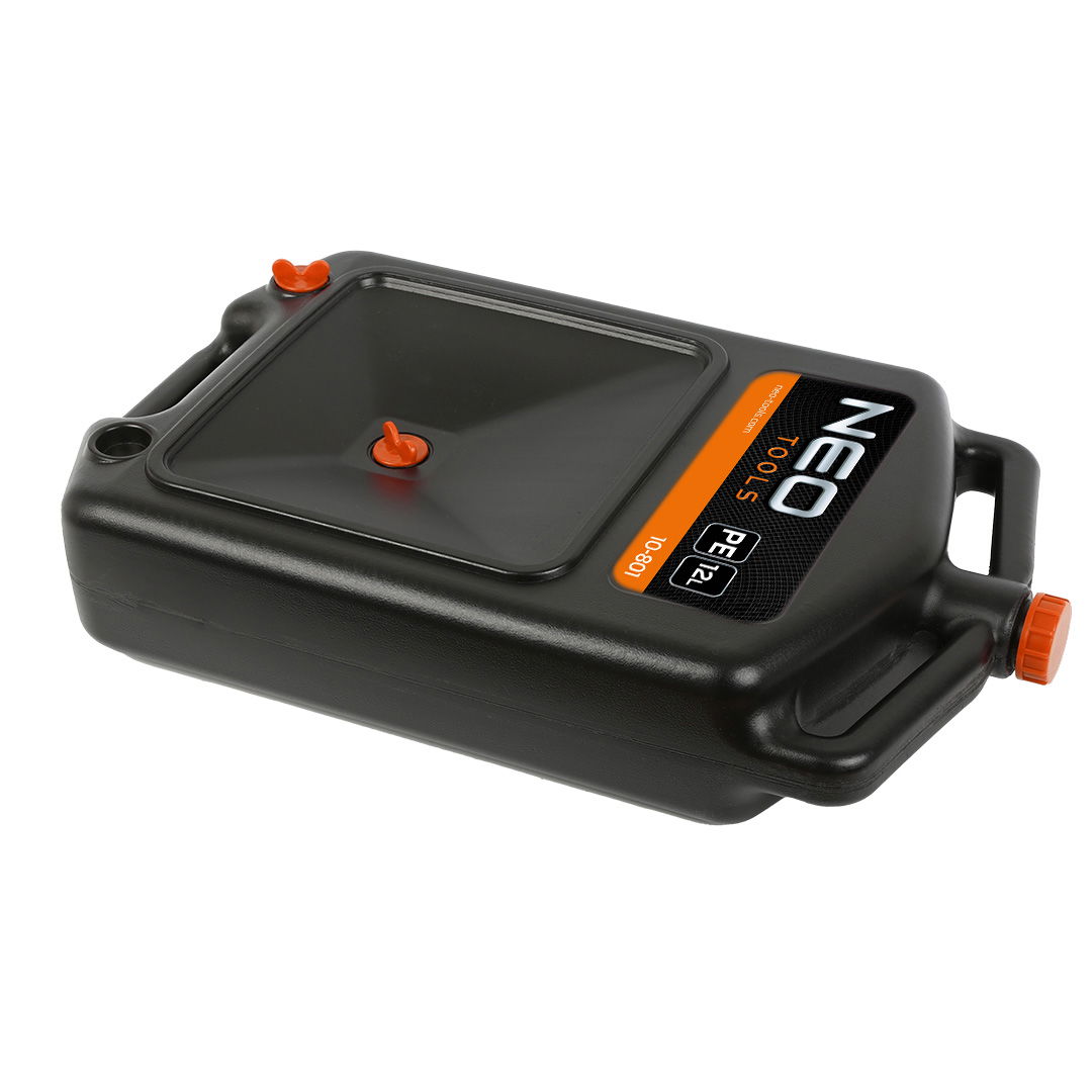 NEO TOOLS Olaj és hűtőfolyadék leeresztő kanna, hordozható, zárt, 12L termék fő termékképe