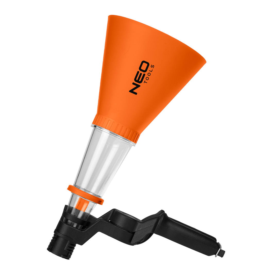 NEO TOOLS Tölcsér, 125mm, univerzális rögzítőkonzollal, vegyszerálló termék fő termékképe