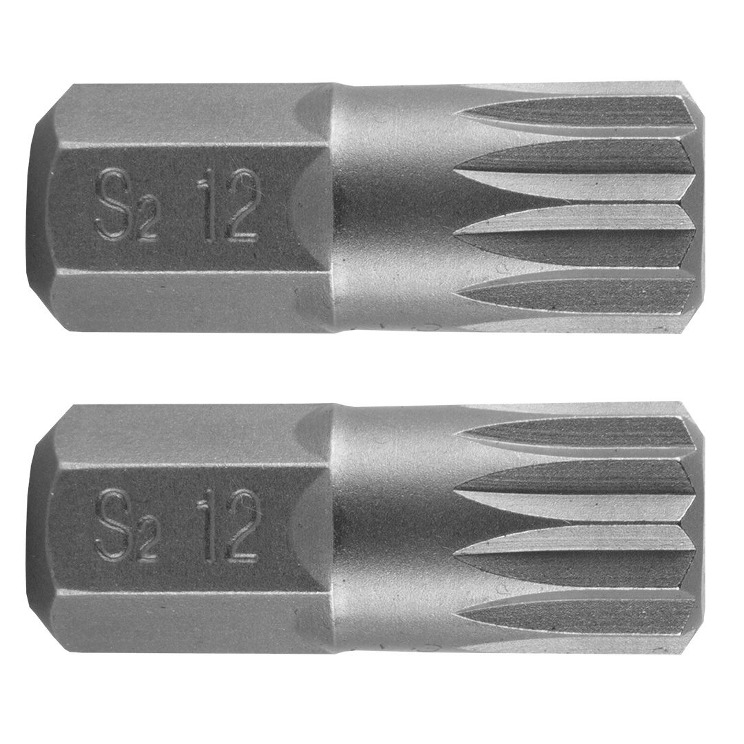 NEO TOOLS Spline bit, 3/8", M12x30mm, S2, 2db termék fő termékképe