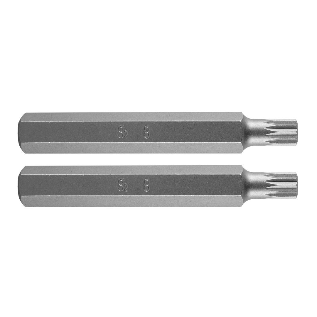 NEO TOOLS Spline bit, 3/8", M8x75mm, S2, 2db termék fő termékképe