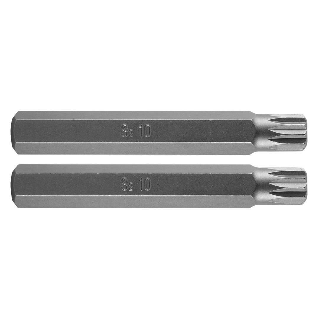 NEO TOOLS Spline bit, 3/8", M10x75mm, S2, 2db termék fő termékképe