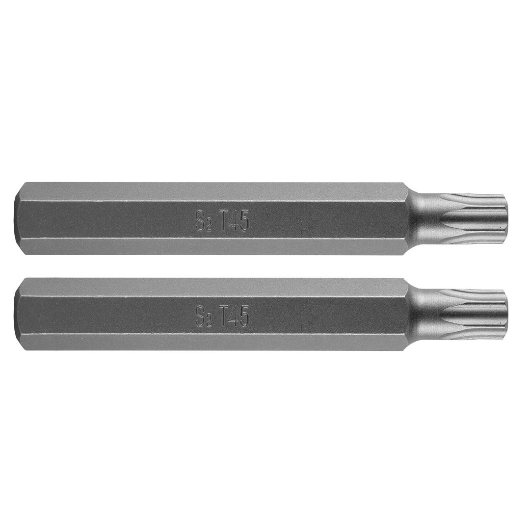 NEO TOOLS Torx bit, 3/8", T45x75mm, S2, 2db termék fő termékképe