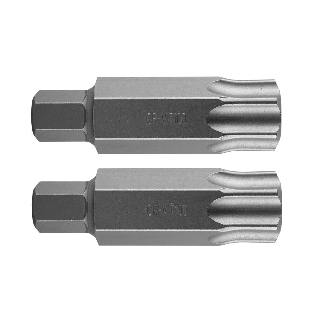 NEO TOOLS Torx bit, 3/8", T100x75mm, CRV, 2db termék fő termékképe