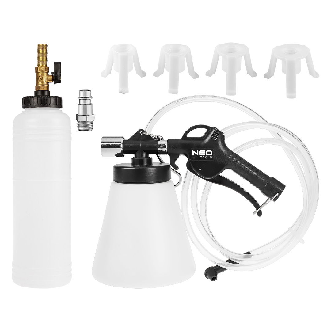 NEO TOOLS Fékfolyadék cserélő és légtelenítő készlet, pneumatikus termék fő termékképe