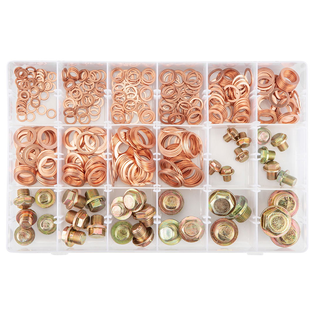 NEO TOOLS Olajleeresztő csavar és rézalátét készlet, 534db termék fő termékképe