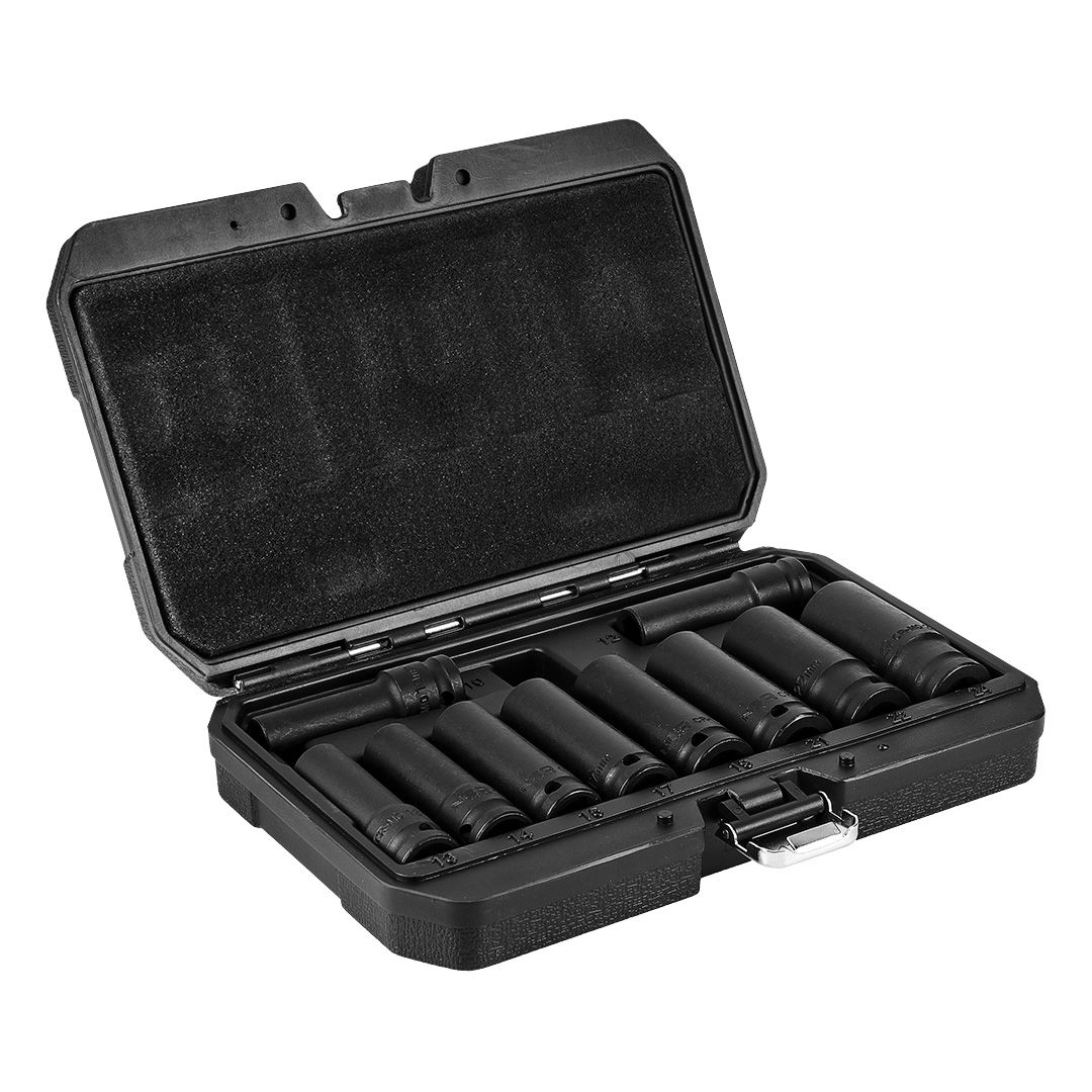 NEO TOOLS Gépi Dugókulcskészlet 1/2" 10db HOSSZÚ 10-24 CR-MO termék fő termékképe