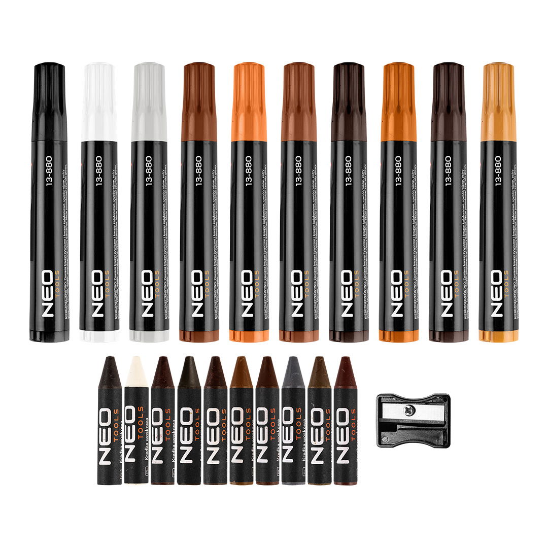 NEO TOOLS Bútorjavító filc és kréta készlet 21db-os termék fő termékképe