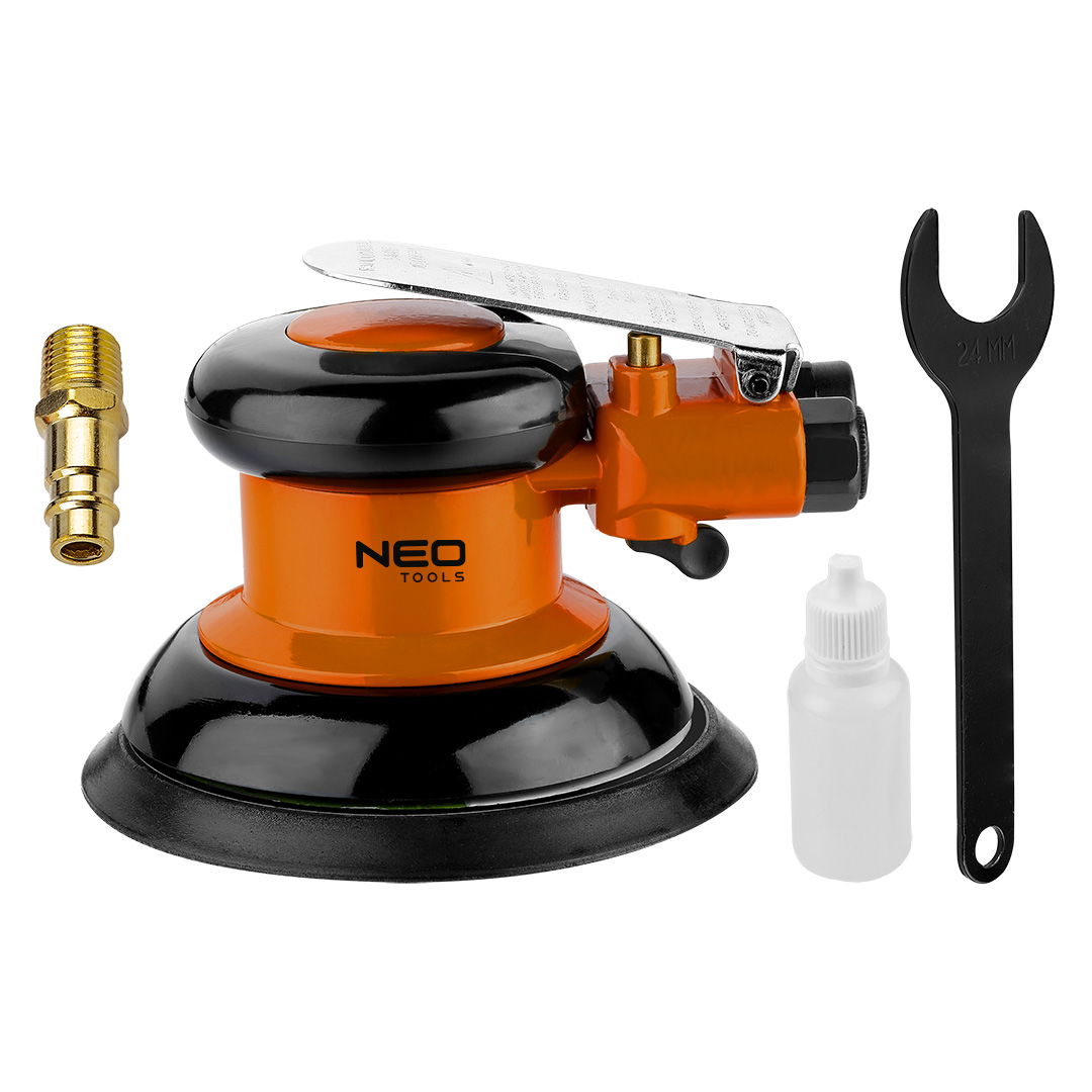 NEO TOOLS Pneumatikus excentercsiszoló, 150mm, 10 000 rpm termék fő termékképe