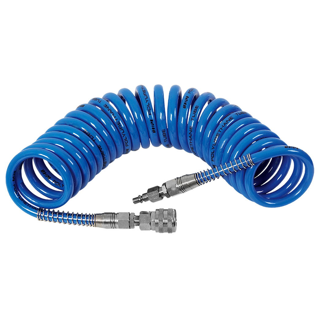 NEO TOOLS Pneumatikus spiráltömlő, 12 x 17mm x 15m, PU termék fő termékképe
