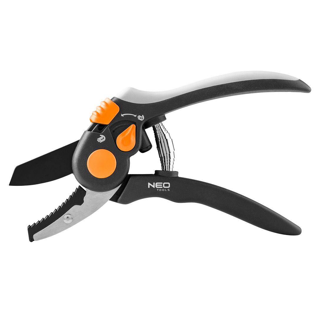 NEO TOOLS Metszőolló, rávágó, max.18mm, teflon bevonat, állítható pengenyílás, 200mm termék fő termékképe