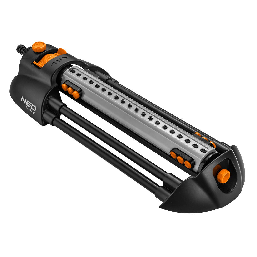 NEO TOOLS Négyszögesőztető, billenő, öntöző, 320 m2, 20 fúvóka, sugárerő állítás, egyéni fúvokaszabályzás termék fő termékképe