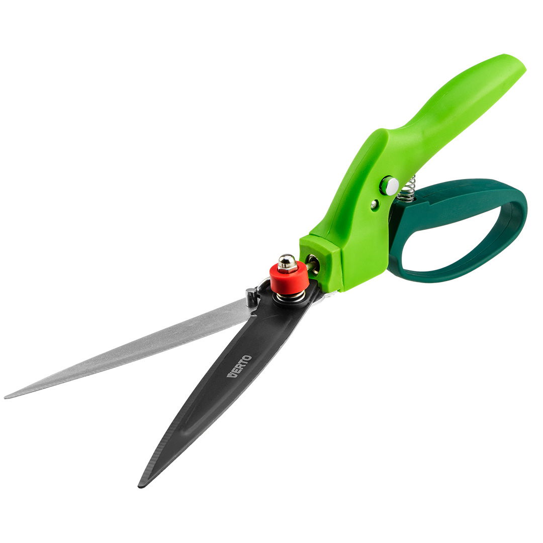 VERTO FŰSZEGÉLYNYÍRÓ OLLÓ 340mm, penge:130mm, 360fokban forgatható termék fő termékképe