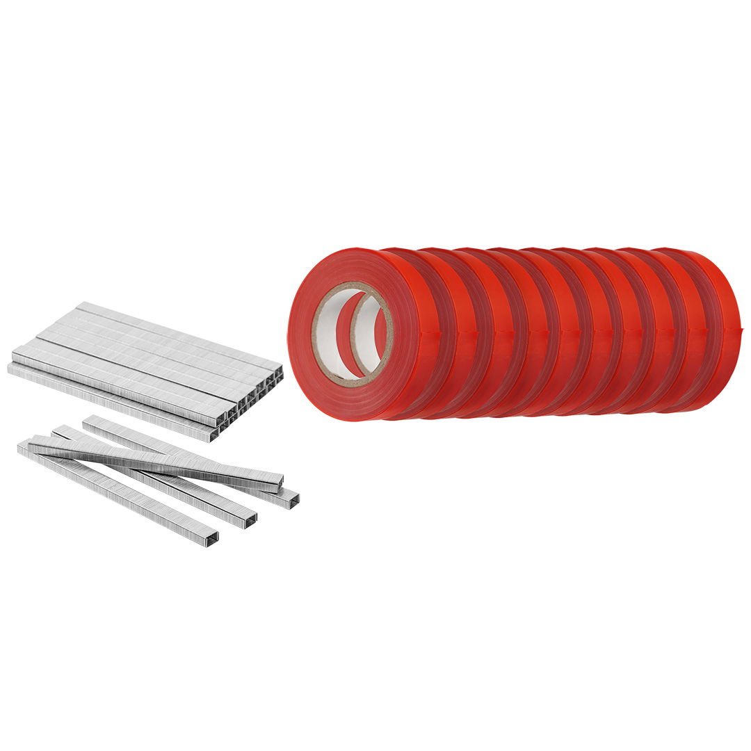 VERTO Növénykötöző szalag + kapocs készlet 25m szalag + 10000 kapocs, 15G455-höz termék fő termékképe