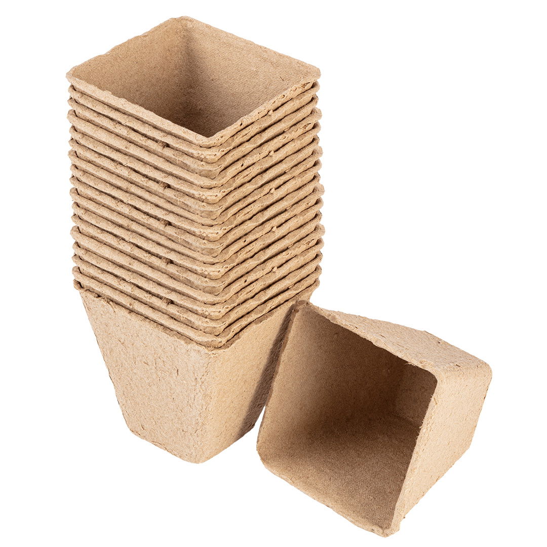 VERTO Palántázó doboz, papír, 8x8x7,8cm, 18 db/cs termék fő termékképe